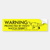 "WARNING" Snoozer Bumper Sticker