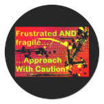 Warning sticker