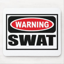 Warning SWAT Mousepad