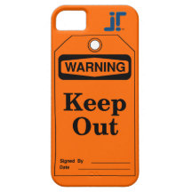 Warning Tag iPhone 5 Covers