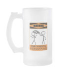 Warning Temperamental Accordion Player Coffee Mug