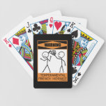 Warning! Temperamental French Horn Player Deck Of Cards