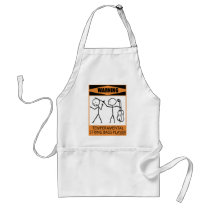 Warning Temperamental String Bass Player Apron