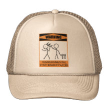 Warning Temperamental Synthesizer Player Mesh Hats