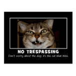 Warning to All Trespassers and Solicitors Post Cards