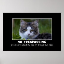 Warning to All Trespassers and Solicitors [XL] Posters