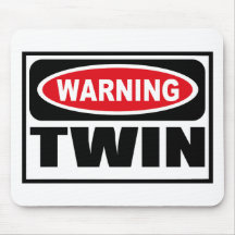 Warning TWIN Mousepad