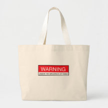 Warning Under The Influence Of Twins Bags