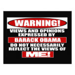 Warning! Views Express By Obama Announcements