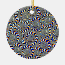 warp christmas tree ornament