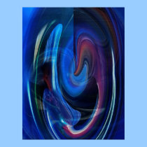 Warp Speed Abstract Poster posters
