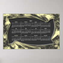 Warped Frame calendar ~ print