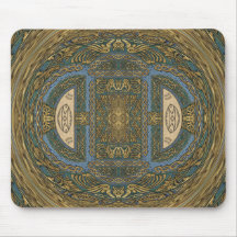Warped Magnified Magic Treasures Mousepad