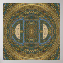 Warped Magnified Magic Treasures Print