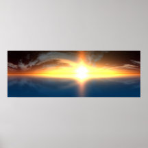 Warped Sunset Posters