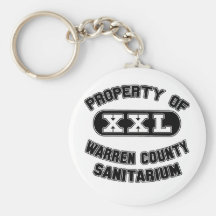 Warren County Sanitarium Products Key Chain