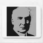Warren G. Harding silhouette Mouse Mats