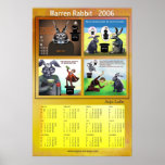 Warren Rabbit 2006 calendar by Anjo Lafin