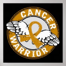 Warrior 14C Appendix Cancer Posters