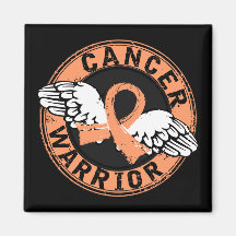 Warrior 14C Uterine Cancer Magnet