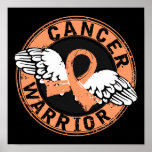 Warrior 14C Uterine Cancer posters