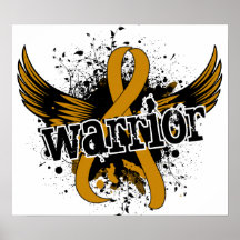 Warrior 16 Appendix Cancer Posters