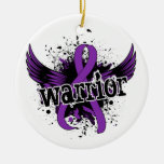 Warrior 16 Chronic Illness Chronic Pain Christmas Tree Ornament