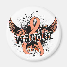 Warrior 16 Uterine Cancer Magnets
