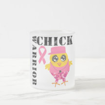 Warrior Chick Breast Cancer Coffee Mug