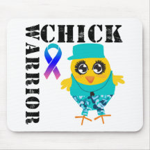Warrior Chick Thyroid Cancer Mousepads