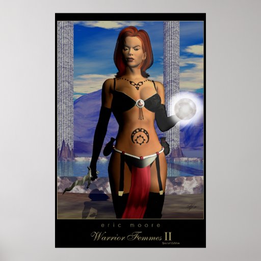 Warrior Femme II special edition Poster
