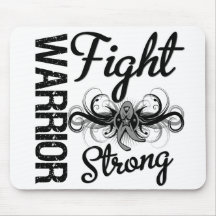 Warrior Fight Strong Brain Cancer Mouse Pad