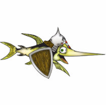 Warrior Fish Photo Cutouts