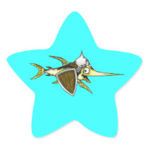Warrior Fish Sticker