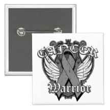 Warrior Vintage Wings - Brain Cancer Pins