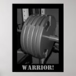 WARRIOR! Weightlifting Poster