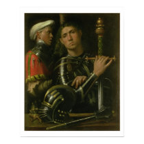 Warrior with Groom (oil) posters