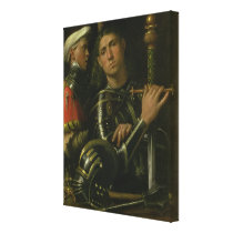 Warrior with Groom (oil) canvas prints