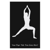 Warrior Yoga Pose Silhouette