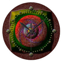Warriors Shield Wallclock