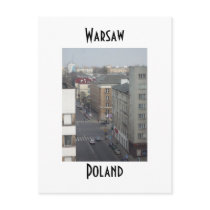 Warsaw, Poland Postcards