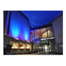 Warwick Arts Centre night scene Post Card