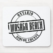 Wasaga Beach Title Mouse Pad