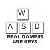 WASD - Real Gamers Use Keys