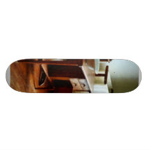 Wash Basin and Towel Custom Skateboard