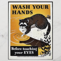 Wash Your Hands Custom Flyer