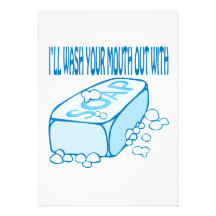 Wash Your Mouth Out Custom Invites
