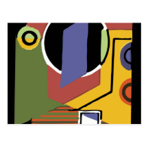 Washer in Abstract Post Cards