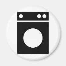 washing machine icon refrigerator magnet