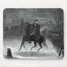 Washington à la bataille de Trenton Tapis De Souris